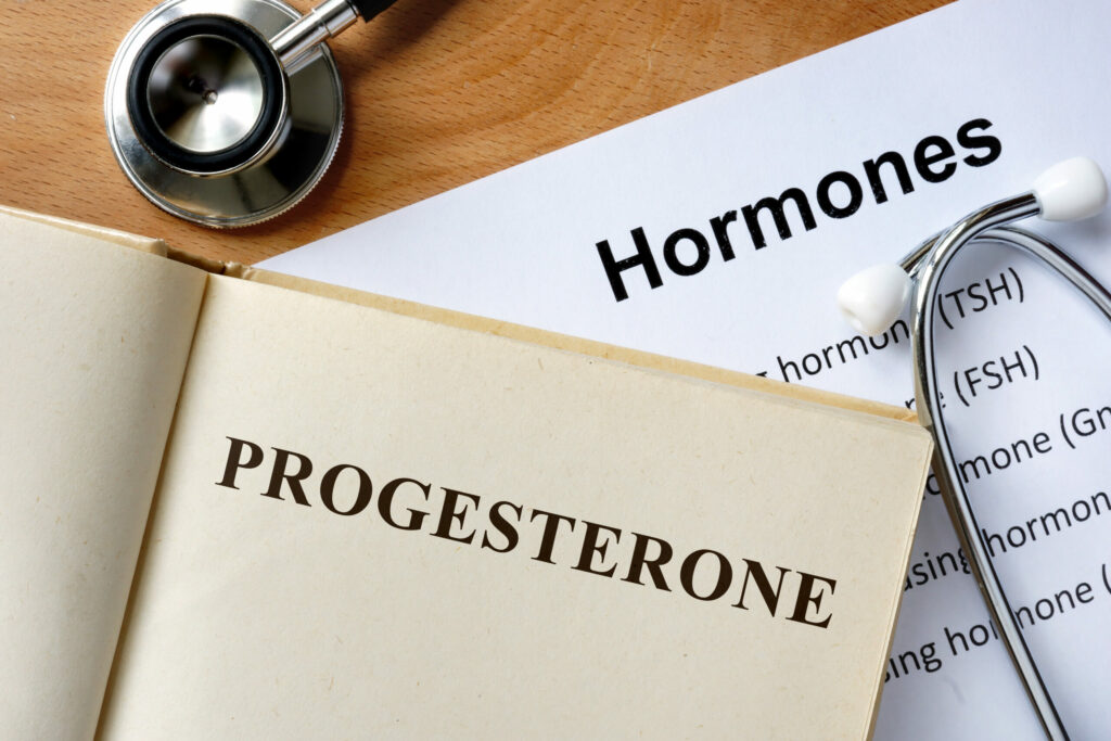 Progesterone pellets